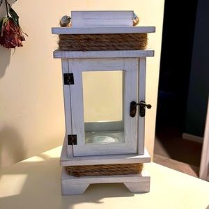 Nautical candle holder